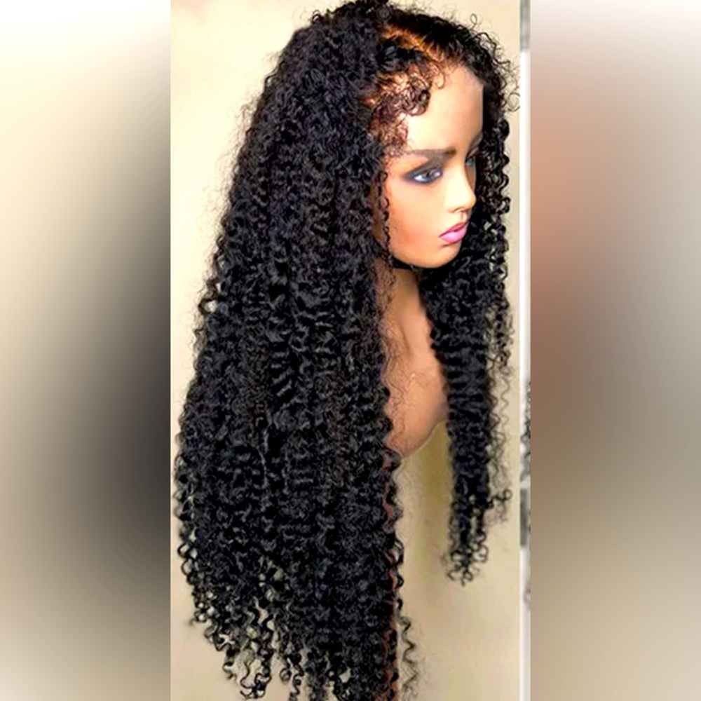 - Curly wet & wavy wig 30” , NO LACE